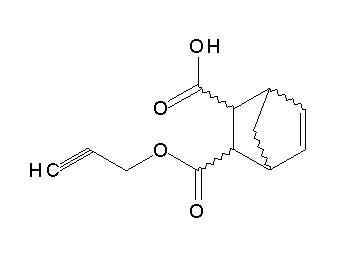 3-[(2-propyn-1-yloxy)carbonyl]bicyclo[2.2.1]hept-5-ene-2-carboxylic acid