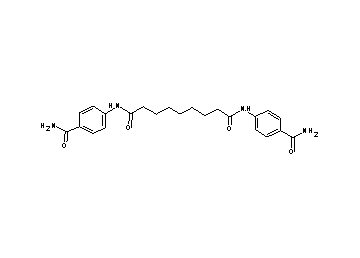 N,N'-bis[4-(aminocarbonyl)phenyl]nonanediamide