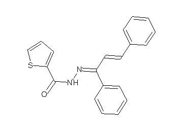 N'-(1,3-diphenyl-2-propen-1-ylidene)-2-thiophenecarbohydrazide