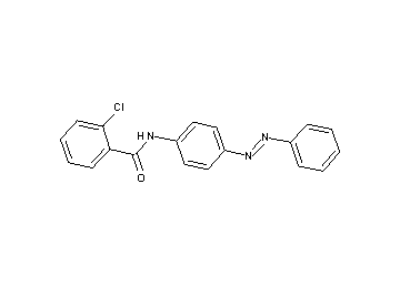2-chloro-N-[4-(phenyldiazenyl)phenyl]benzamide