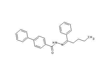 N'-(1-phenylpentylidene)-4-biphenylcarbohydrazide