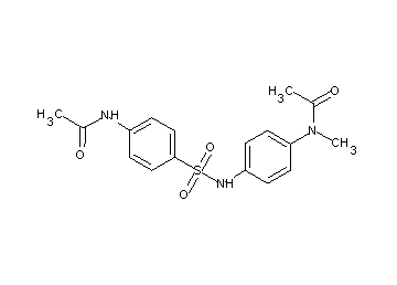 N-[4-({[4-(acetylamino)phenyl]sulfonyl}amino)phenyl]-N-methylacetamide