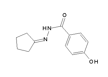 N'-cyclopentylidene-4-hydroxybenzohydrazide