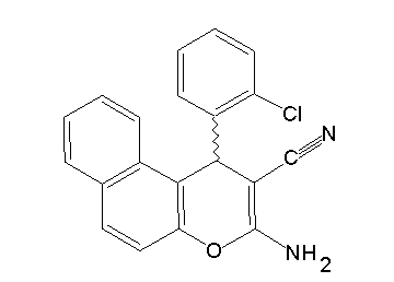 3-amino-1-(2-chlorophenyl)-1H-benzo[f]chromene-2-carbonitrile