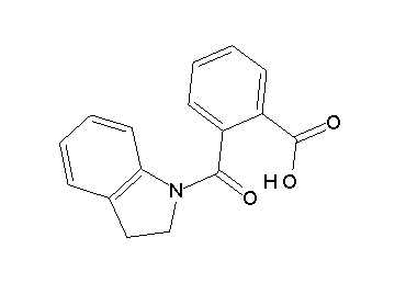 2-(2,3-dihydro-1H-indol-1-ylcarbonyl)benzoic acid