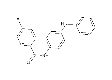 N-(4-anilinophenyl)-4-fluorobenzamide