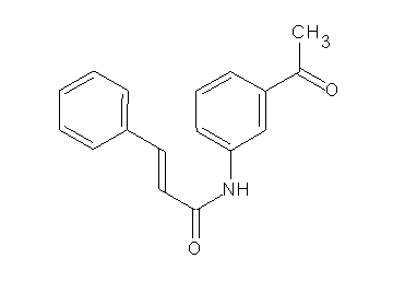 N-(3-acetylphenyl)-3-phenylacrylamide