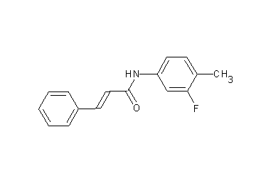 N-(3-fluoro-4-methylphenyl)-3-phenylacrylamide - Click Image to Close