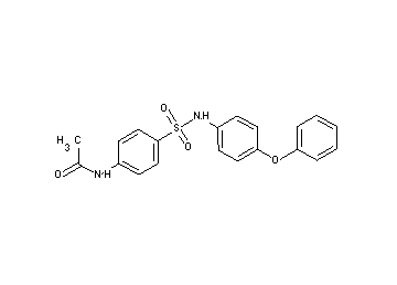 N-(4-{[(4-phenoxyphenyl)amino]sulfonyl}phenyl)acetamide