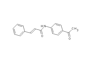 N-(4-acetylphenyl)-3-phenylacrylamide