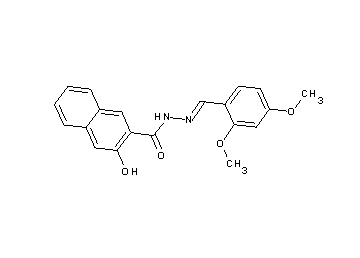 N'-(2,4-dimethoxybenzylidene)-3-hydroxy-2-naphthohydrazide