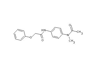 N-{4-[acetyl(methyl)amino]phenyl}-2-phenoxyacetamide