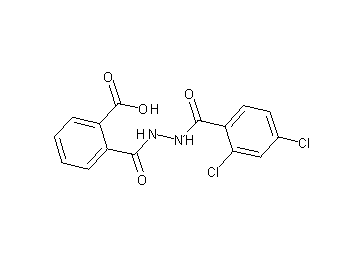 2-{[2-(2,4-dichlorobenzoyl)hydrazino]carbonyl}benzoic acid