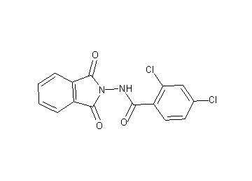 2,4-dichloro-N-(1,3-dioxo-1,3-dihydro-2H-isoindol-2-yl)benzamide 2,4-dichloro-N-(1,3-dioxo-1,3-dihydro-2H-isoindol-2-yl)benzamide