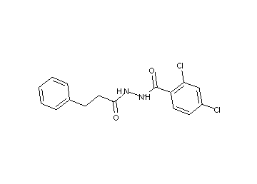 2,4-dichloro-N'-(3-phenylpropanoyl)benzohydrazide