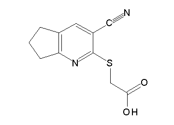 [(3-cyano-6,7-dihydro-5H-cyclopenta[b]pyridin-2-yl)sulfanyl]acetic acid - Click Image to Close