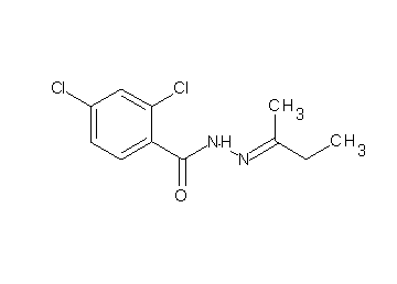 2,4-dichloro-N'-(1-methylpropylidene)benzohydrazide