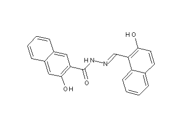 3-hydroxy-N'-[(2-hydroxy-1-naphthyl)methylene]-2-naphthohydrazide
