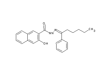 3-hydroxy-N'-(1-phenylhexylidene)-2-naphthohydrazide