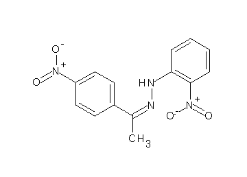 1-(2-nitrophenyl)-2-[1-(4-nitrophenyl)ethylidene]hydrazine