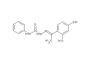 1-(2,4-dihydroxyphenyl)ethanone N-phenylsemicarbazone