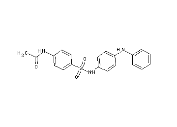 N-(4-{[(4-anilinophenyl)amino]sulfonyl}phenyl)acetamide