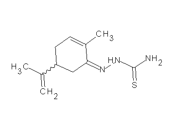 5-isopropenyl-2-methyl-2-cyclohexen-1-one thiosemicarbazone