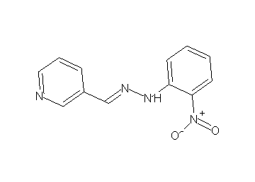 3-[2-(2-nitrophenyl)carbonohydrazonoyl]pyridine