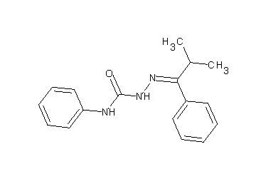 2-methyl-1-phenyl-1-propanone N-phenylsemicarbazone
