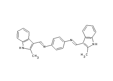 N,N'-bis[(2-methyl-1H-indol-3-yl)methylene]-1,4-benzenediamine