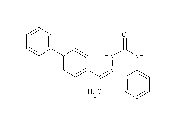 1-(4-biphenylyl)ethanone N-phenylsemicarbazone