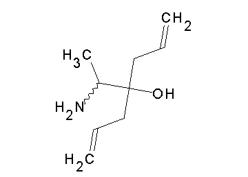 4-(1-aminoethyl)-1,6-heptadien-4-ol
