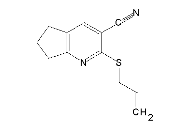 2-(allylsulfanyl)-6,7-dihydro-5H-cyclopenta[b]pyridine-3-carbonitrile