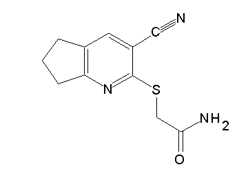 2-[(3-cyano-6,7-dihydro-5H-cyclopenta[b]pyridin-2-yl)sulfanyl]acetamide