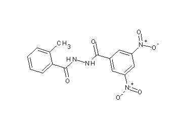 N'-(2-methylbenzoyl)-3,5-dinitrobenzohydrazide
