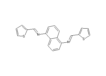 N,N'-bis(2-thienylmethylene)-1,5-naphthalenediamine