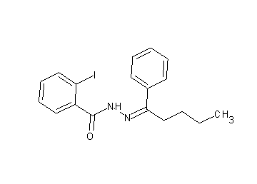 2-iodo-N'-(1-phenylpentylidene)benzohydrazide