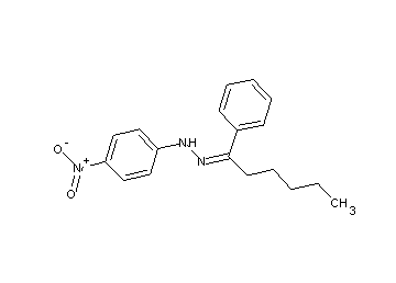1-(4-nitrophenyl)-2-(1-phenylhexylidene)hydrazine 1-(4-nitrophenyl)-2-(1-phenylhexylidene)hydrazine
