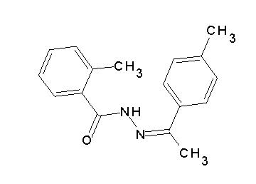 2-methyl-N'-[1-(4-methylphenyl)ethylidene]benzohydrazide