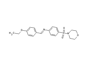 N-(4-ethoxybenzylidene)-4-(4-morpholinylsulfonyl)aniline