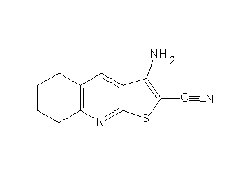 3-amino-5,6,7,8-tetrahydrothieno[2,3-b]quinoline-2-carbonitrile