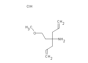 [1-allyl-1-(2-methoxyethyl)-3-buten-1-yl]amine hydrochloride