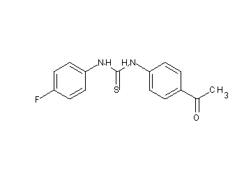 N-(4-acetylphenyl)-N'-(4-fluorophenyl)thiourea