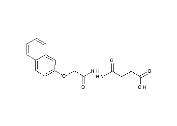 4-{2-[(2-naphthyloxy)acetyl]hydrazino}-4-oxobutanoic acid