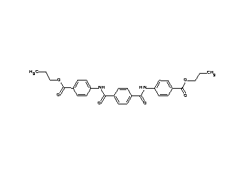 dipropyl 4,4'-[1,4-phenylenebis(carbonylimino)]dibenzoate