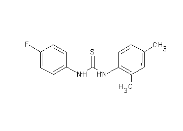 N-(2,4-dimethylphenyl)-N'-(4-fluorophenyl)thiourea