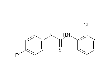 N-(2-chlorophenyl)-N'-(4-fluorophenyl)thiourea