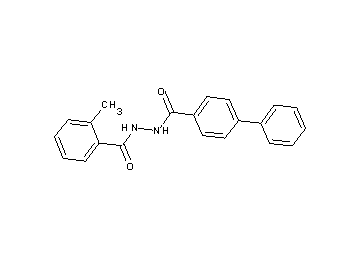 N'-(2-methylbenzoyl)-4-biphenylcarbohydrazide