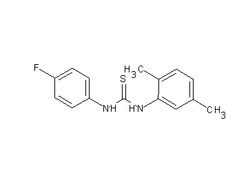 N-(2,5-dimethylphenyl)-N'-(4-fluorophenyl)thiourea - Click Image to Close