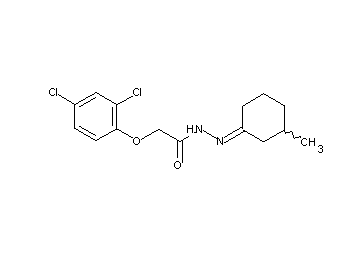 2-(2,4-dichlorophenoxy)-N'-(3-methylcyclohexylidene)acetohydrazide